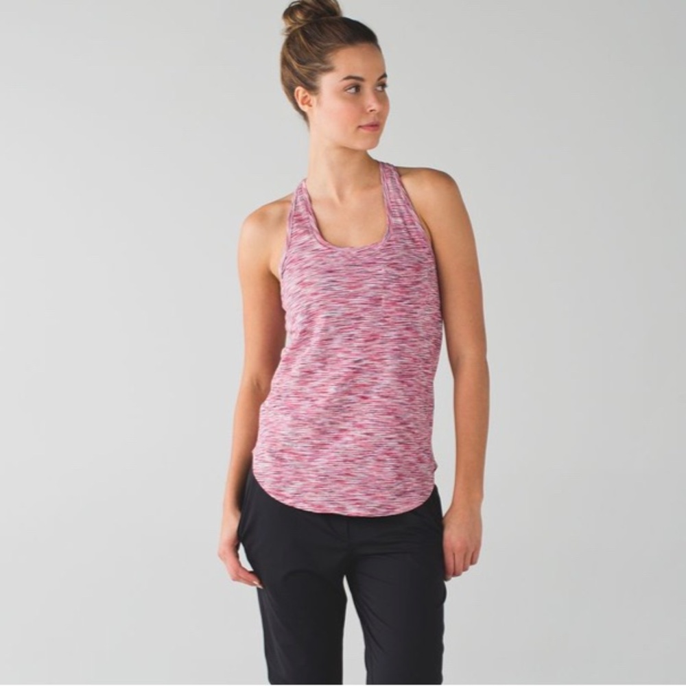 Lululemon yogi racerback tank • Pink